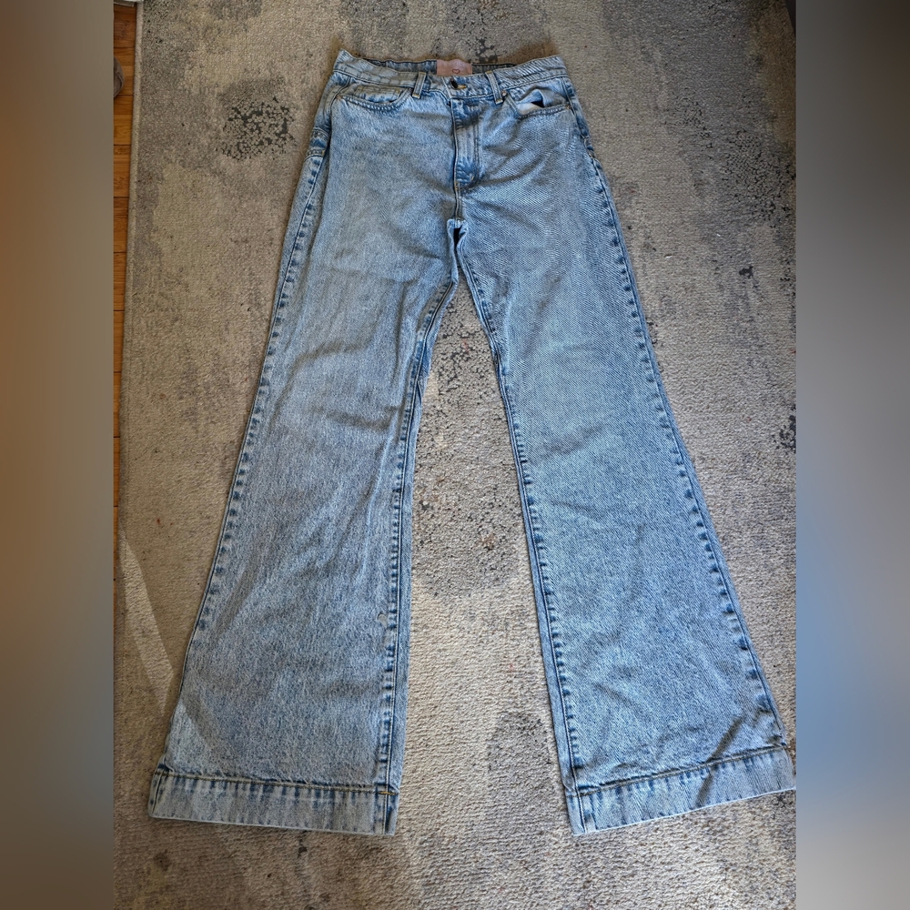 REVICE Light Blue Flare Jeans